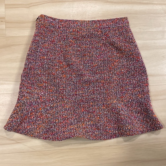 Loft Tweed Peplum Skirt Size 4 - Picture 8 of 13